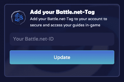 Add your Battle.net-ID